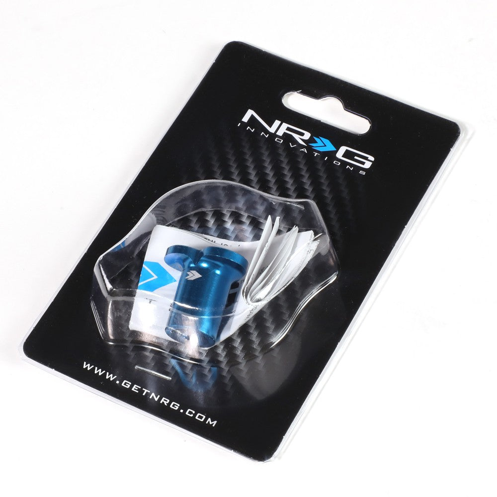 NRG DB-H003BL Aluminum Blue Heart Brake Button For Civic/CR-X/del Sol/S2000