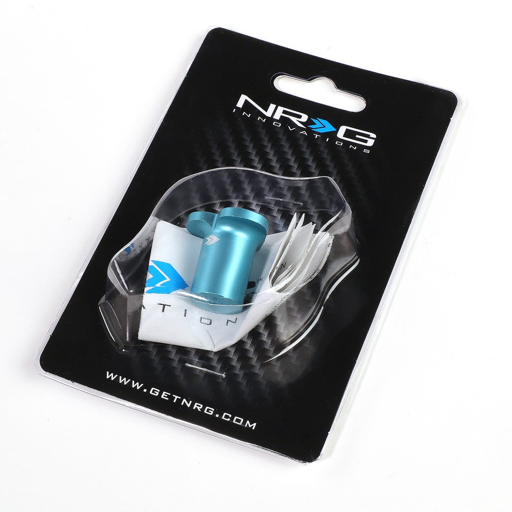 NRG DB-H003MF Aluminum Turquoise Heart Brake Button For Civic/CR-X/S2000