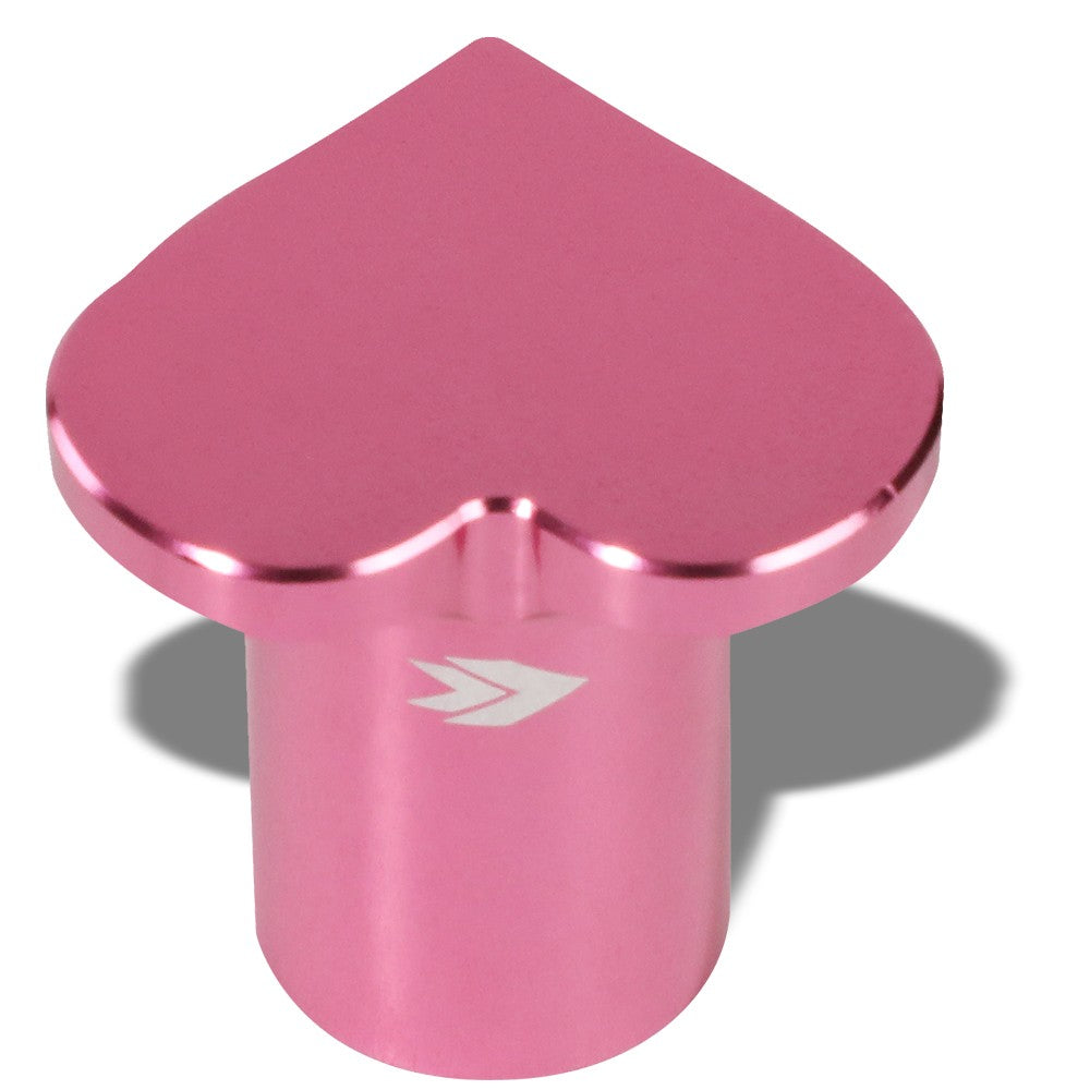 NRG Civic/CR-X/del Sol/S2000 Aluminum  Pink Heart Brake Button NRG-DB-H003PK