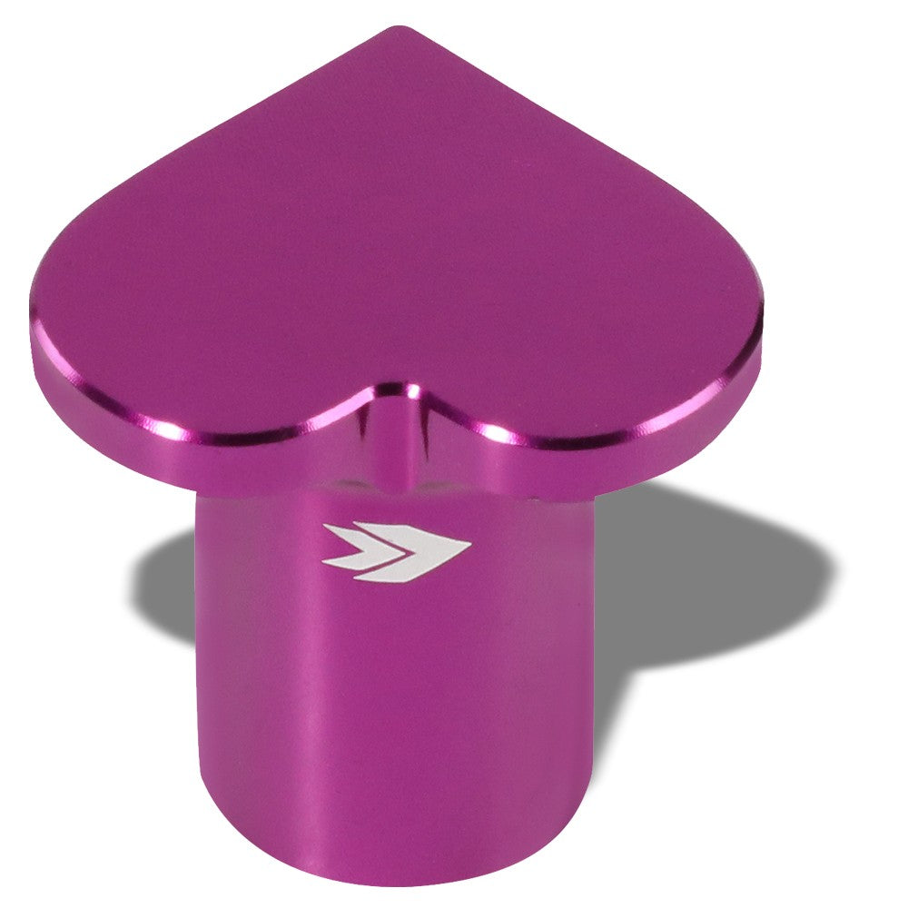 NRG Civic/CR-X/del Sol/S2000 Aluminum  Purple Heart Brake Button NRG-DB-H003PP