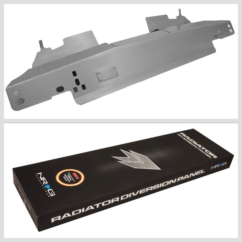 NRG Stainless Steel DVP-1006 Radiator Diversion Panel For 94-01 Acura Integra-Engine Parts & Mounts-BuildFastCar