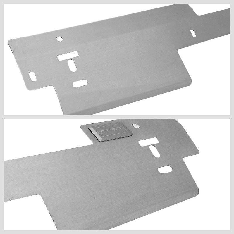 NRG Stainless Steel DVP-1051 Radiator Diversion Panel For 02-05 Subaru WRX/STI-Engine Parts & Mounts-BuildFastCar