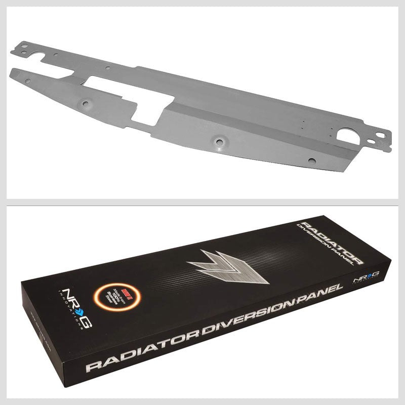 NRG Stainless Steel DVP-2051 Radiator Diversion Panel For 03-06 Lancer Evolution-Engine Parts & Mounts-BuildFastCar
