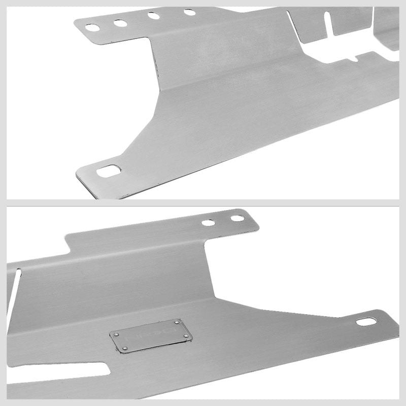 NRG Stainless Steel DVP-3001 Radiator Diversion Panel For 89-94 Nissan 240SX-Engine Parts & Mounts-BuildFastCar