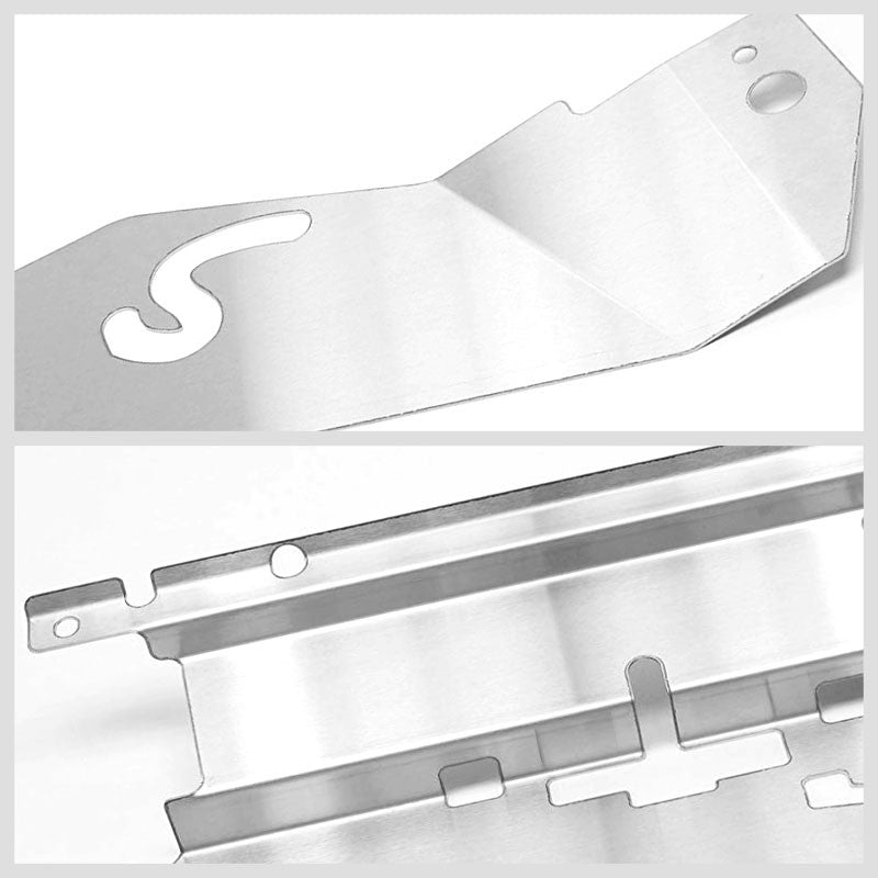 NRG Stainless Steel DVP-3005 Radiator Diversion Panel For 97-98 Nissan 240SX S14-Engine Parts & Mounts-BuildFastCar