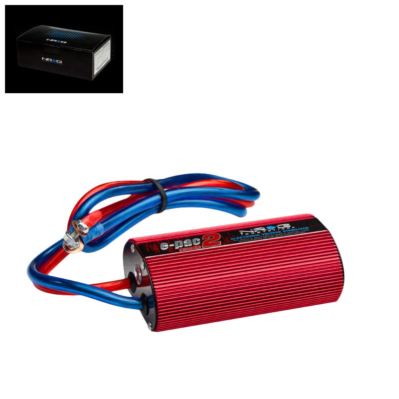 Red NRG GEN 2 EPAC-200RD Hi Efficiency Car Battery Voltage Stabilizer Regulator-Engine Electronics-BuildFastCar-BFC-NRG-EPAC-200RD