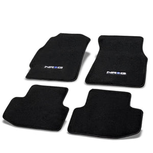 NRG Innovations Logo Front/Rear Floor Mats Carpet Pads Rug For 94-01 Integra DC2-Pedals & Pads-BuildFastCar