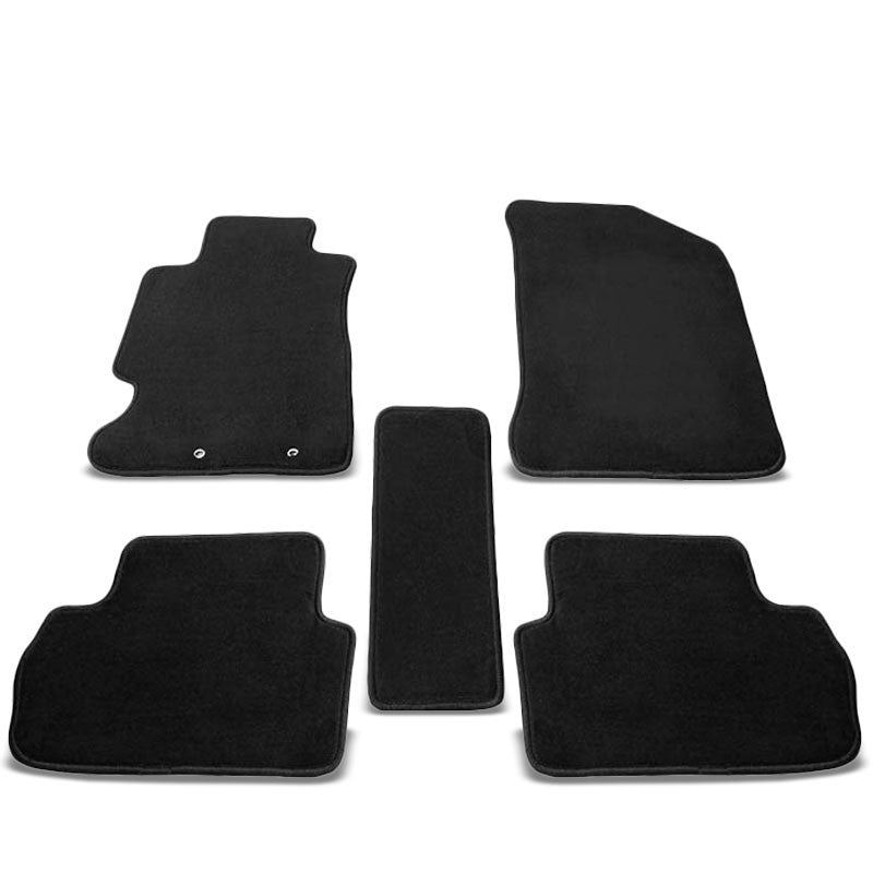 NRG Innovations Badgeless Front/Rear Floor Mats Carpet Pad For 02-06 Integra DC5-Pedals & Pads-BuildFastCar