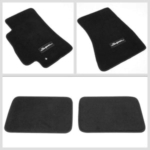 NRG Innovations Logo Front/Rear Floor Mats Carpet Pads For 93-98 Toyota Supra-Pedals & Pads-BuildFastCar