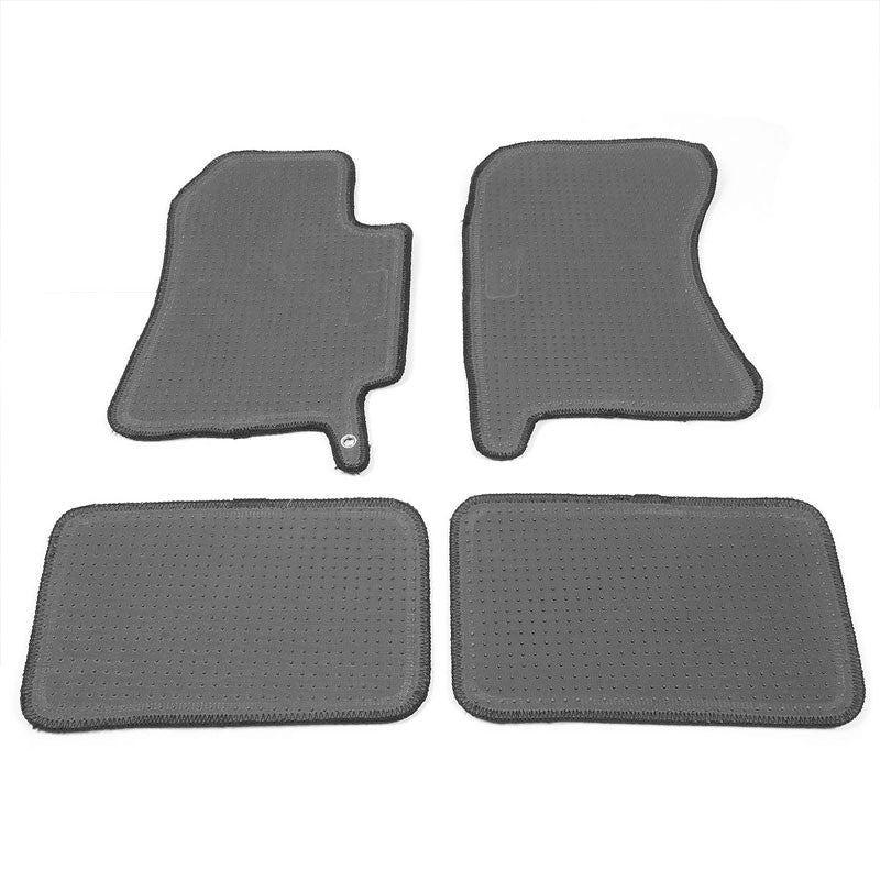 NRG Innovations Logo Front/Rear Floor Mats Carpet Pads For 04-07 Subaru WRX STI-Pedals & Pads-BuildFastCar