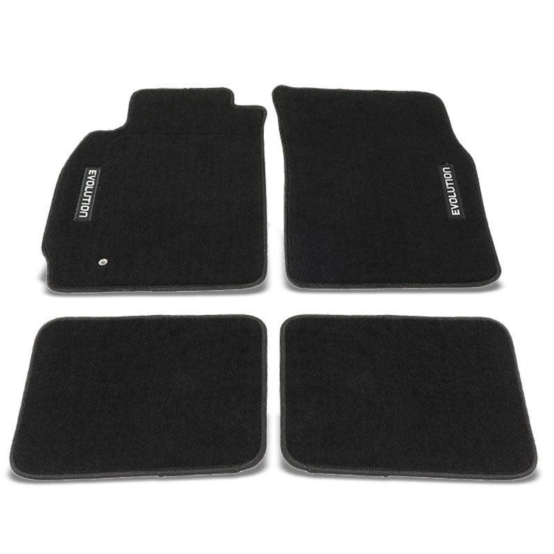 NRG Innovations Front/Rear Floor Mats Carpet Pads For 03-06 Lancer Evolution-Pedals & Pads-BuildFastCar