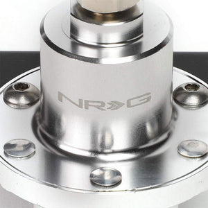 NRG Silver Aluminum FRG-100S Bypass/Return Adjustable Fuel Pressure Regulator-Fuel Systems-BuildFastCar-BFC-NRG-FRG-100S