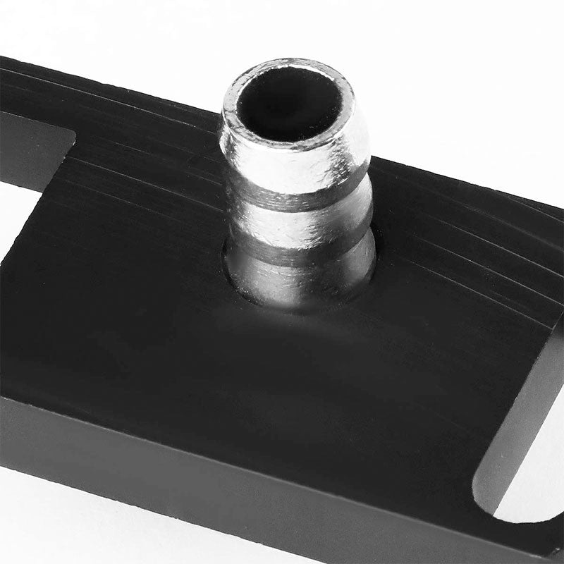 NRG Black FRG-MITC Fuel Pressure Regulator Block Off Plate For 95-99 Eclipse-Fuel Systems-BuildFastCar-BFC-NRG-FRG-MITC