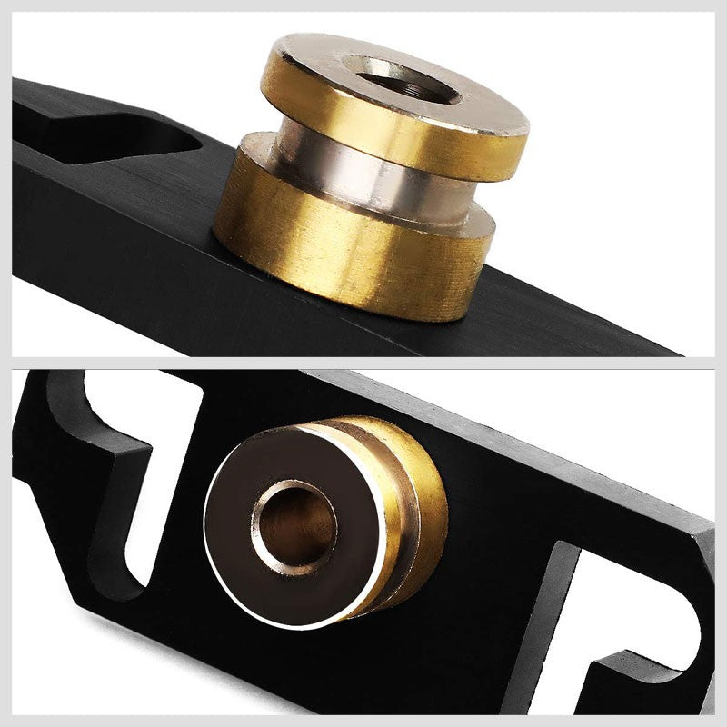NRG Black FRG-MITC Fuel Pressure Regulator Block Off Plate For 95-99 Eclipse-Fuel Systems-BuildFastCar-BFC-NRG-FRG-MITC