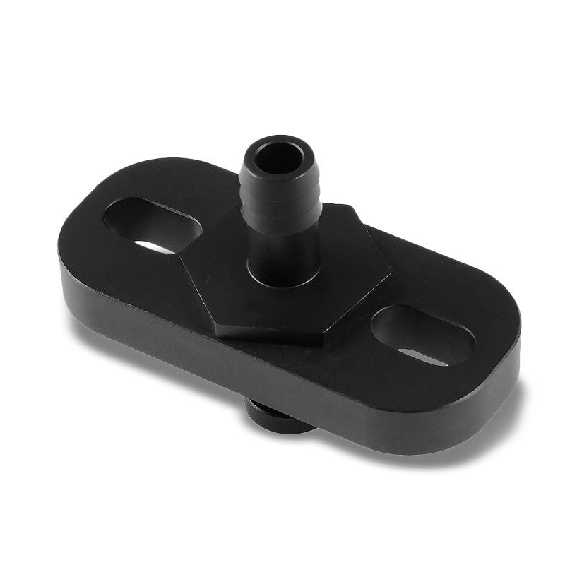 NRG Black FRG-SBU Fuel Pressure Regulator Block Off Plate For 02-07 Impreza WRX-Fuel Systems-BuildFastCar-BFC-NRG-FRG-SBU