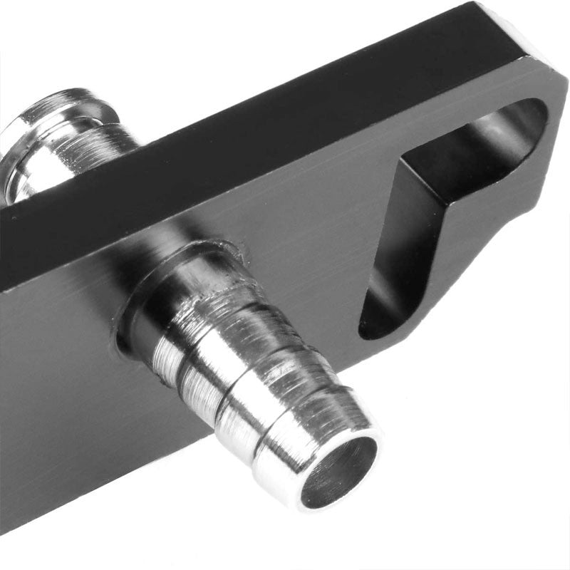 NRG Black FRG-TNMC Fuel Pressure Regulator Block Off Plate For 93-95 Mazda RX-7-Fuel Systems-BuildFastCar-BFC-NRG-FRG-TNMC