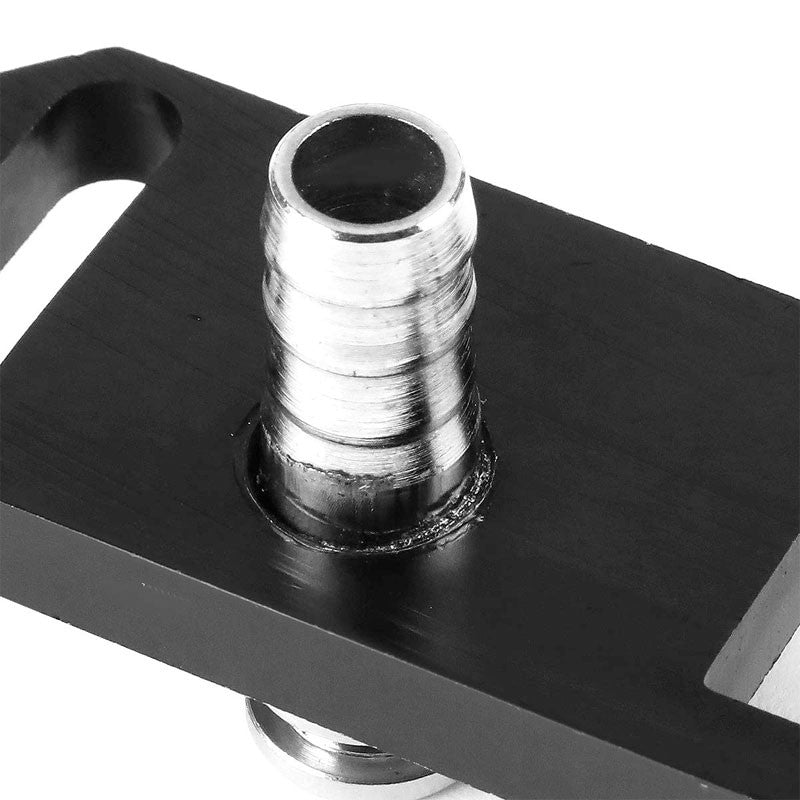 NRG Black FRG-TNMC Fuel Pressure Regulator Block Off Plate For 93-95 Mazda RX-7-Fuel Systems-BuildFastCar-BFC-NRG-FRG-TNMC
