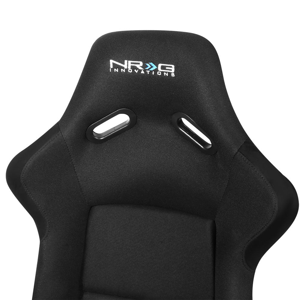 NRG FRP-300BK Fixed Position Bucket Racing Seat w/Bottom Mount Black NRG-FRP-300BK