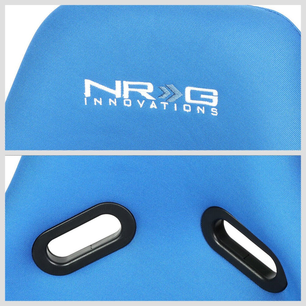 NRG FRP-300BL 300 Sports Sereies with NRG Logo Racing Seat Blue
