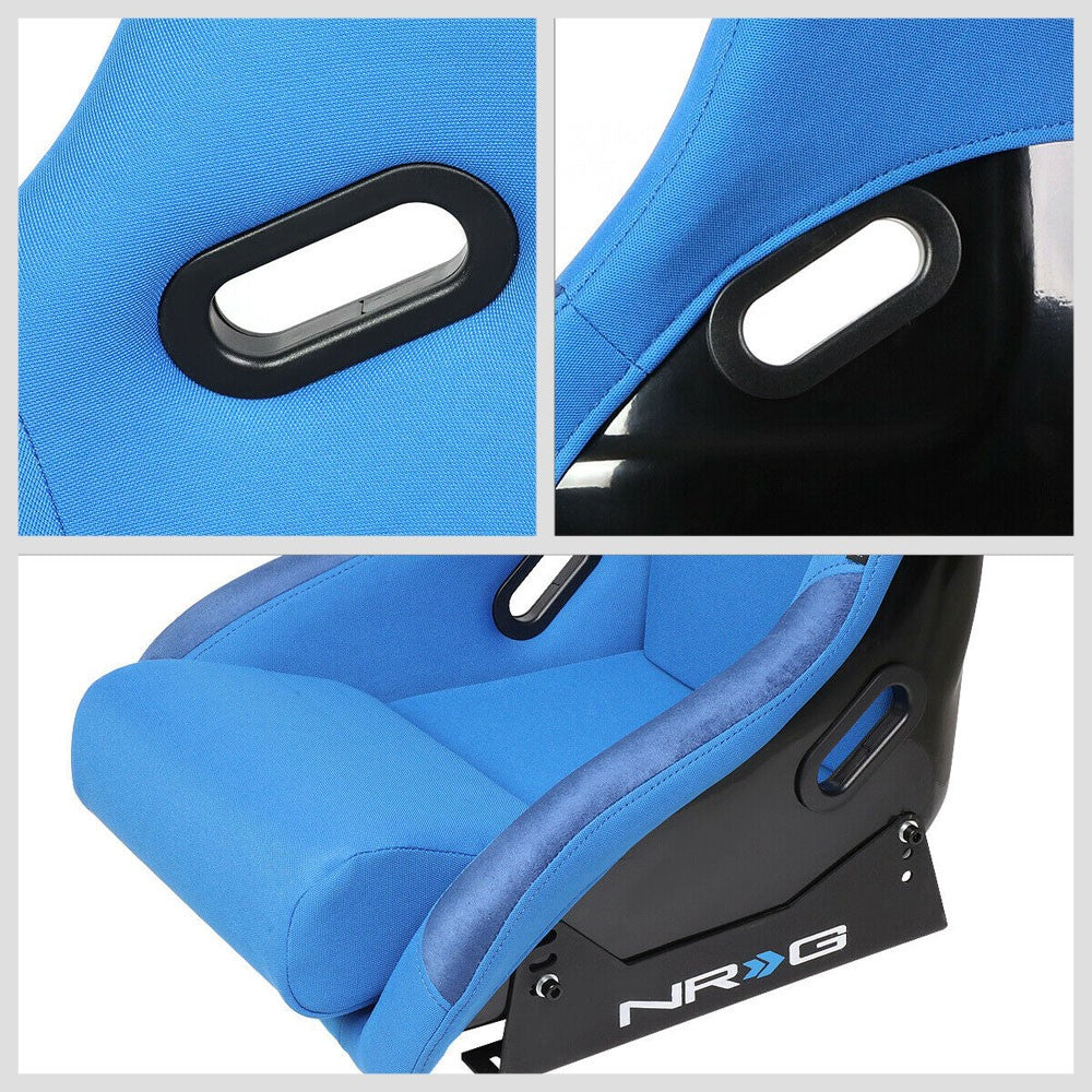 NRG FRP-300BL 300 Sports Sereies with NRG Logo Racing Seat Blue