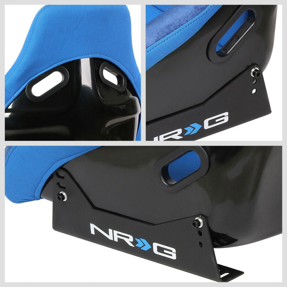 NRG FRP-300BL 300 Sports Sereies with NRG Logo Racing Seat Blue