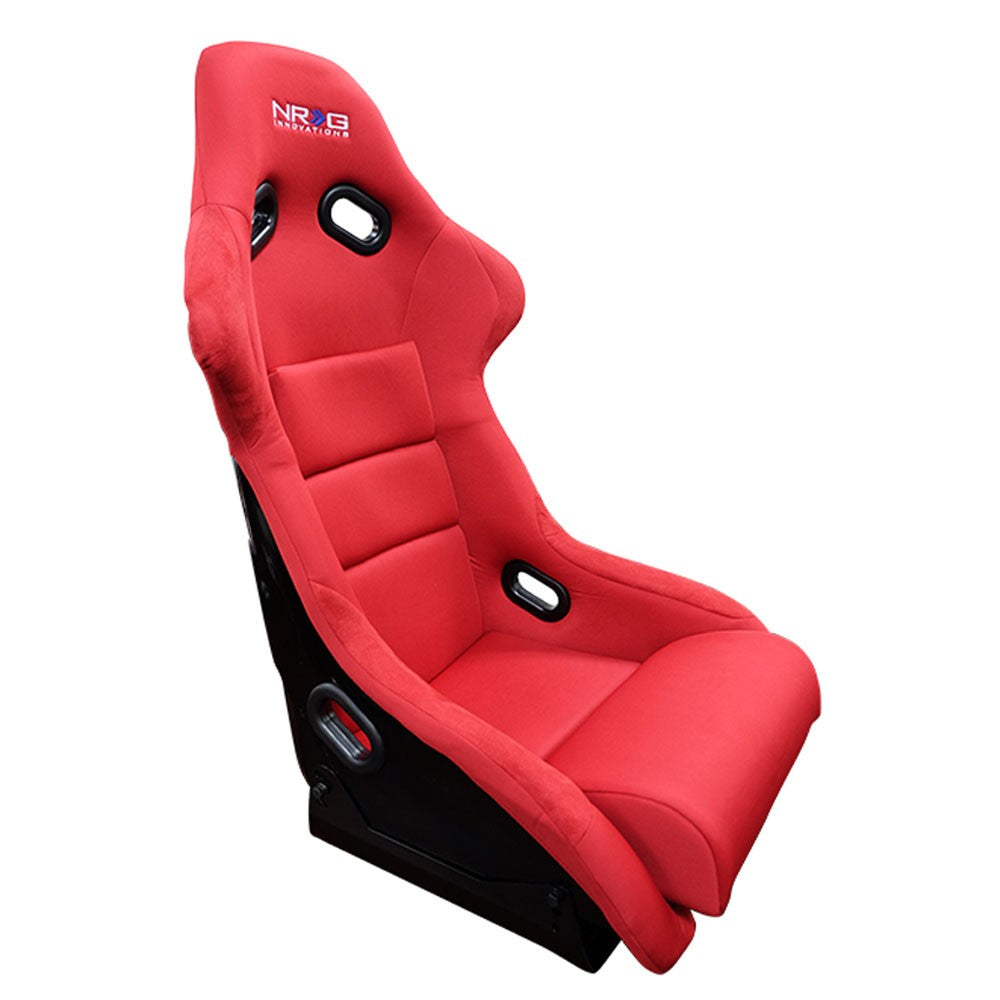 NRG FRP-300RD Fixed Position Bucket Racing Seat w/Bottom Mount Red NRG-FRP-300RD