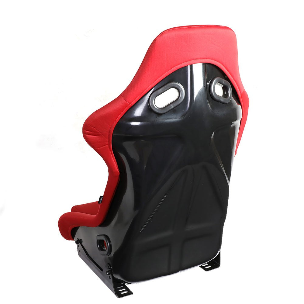 NRG FRP-300RD Fixed Position Bucket Racing Seat w/Bottom Mount Red NRG-FRP-300RD