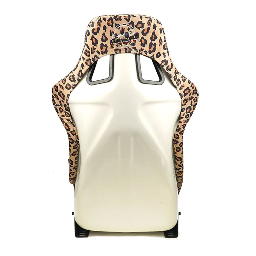 NRG FRP-302-BR-SAVAGE Prisma Fixed Back Bucket  Racing Seat Brown NRG-FRP-302-BR-SAVAGE
