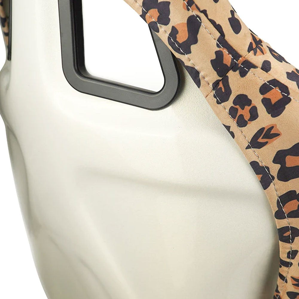 NRG FRP-302-BR-SAVAGE Prisma Fixed Back Bucket  Racing Seat Brown NRG-FRP-302-BR-SAVAGE