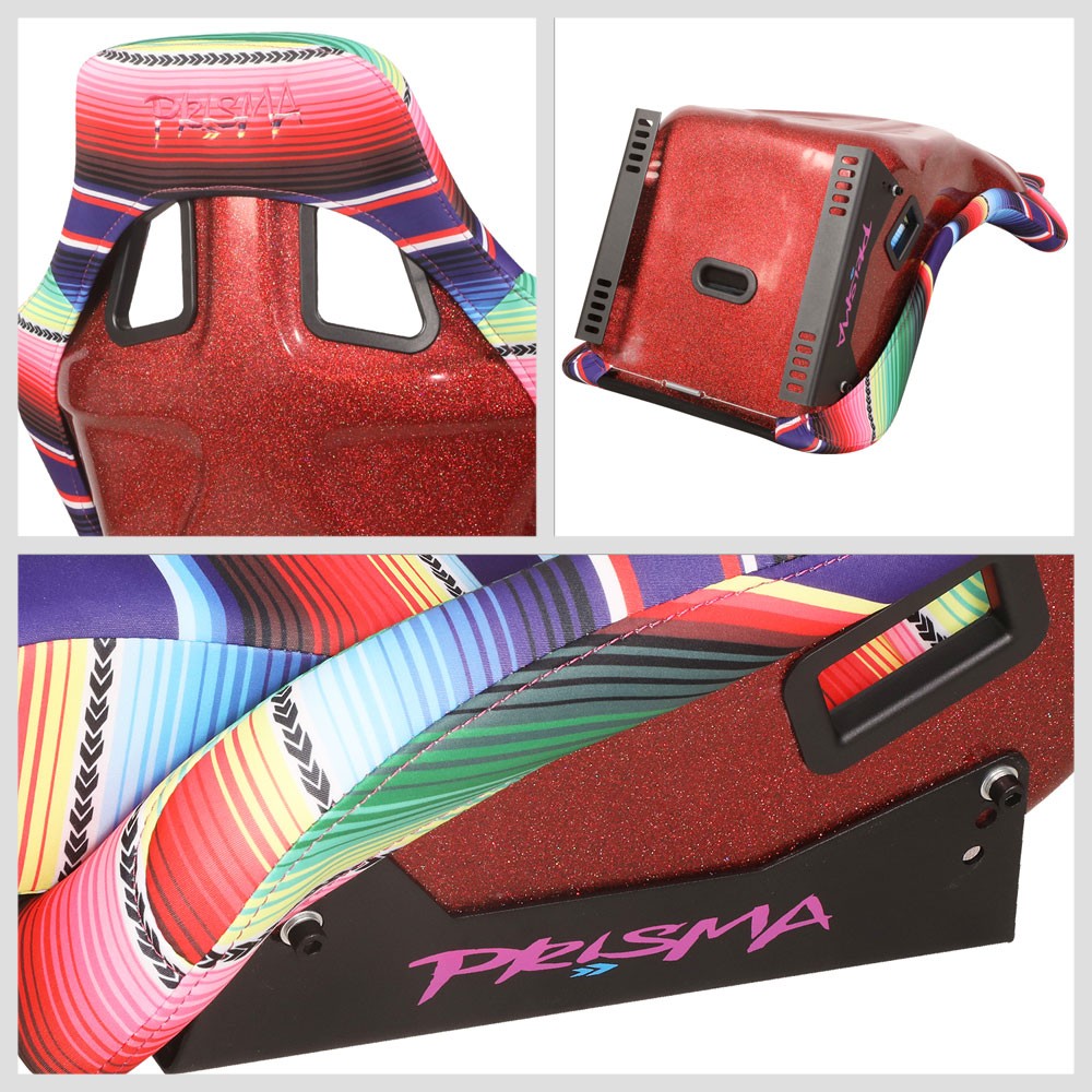 NRG FRP-302-MEXICALI Mexicali Serape Prisma Large Bucket Racing Seat NRG-FRP-302-MEXICALI