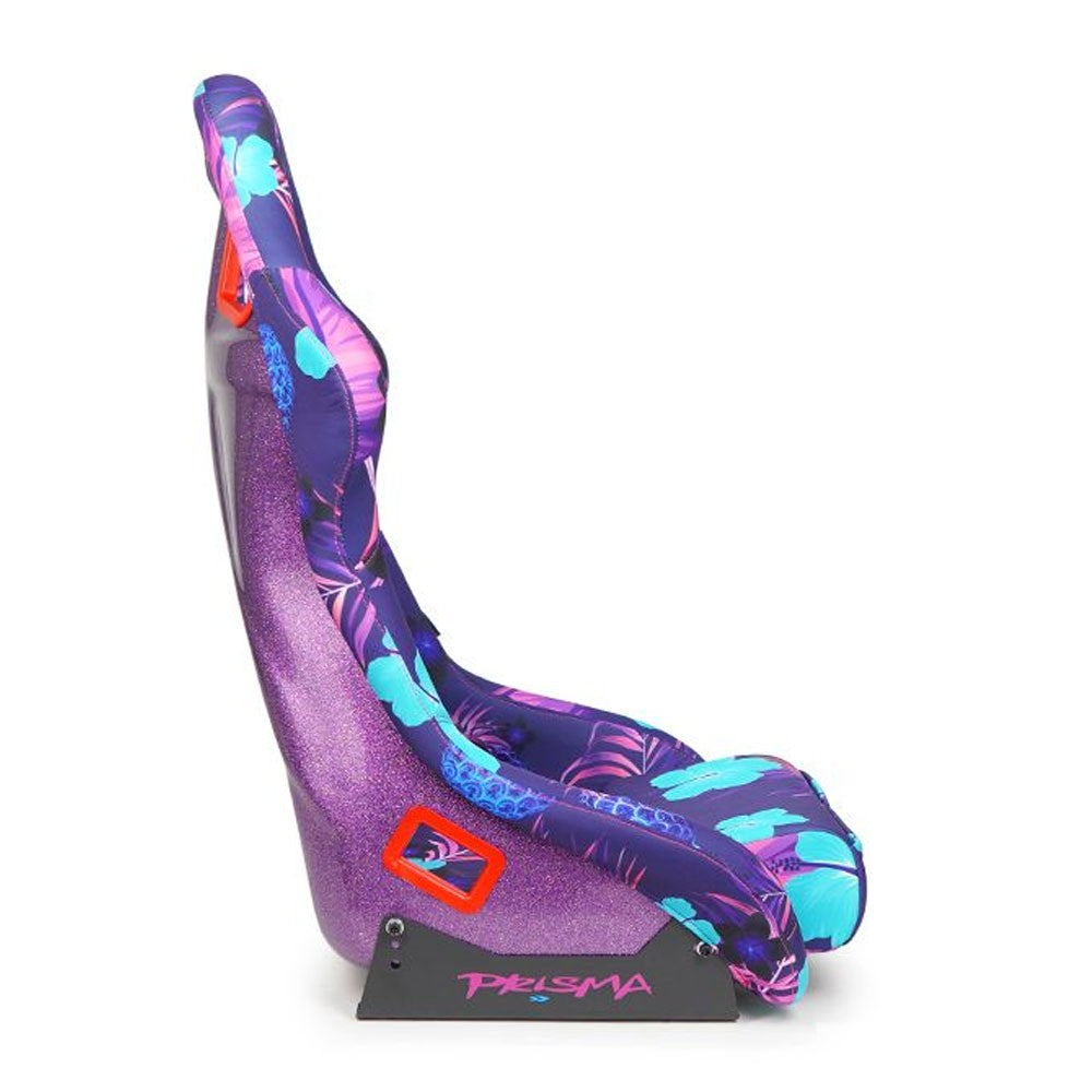 NRG FRP-302-PINA PRISMA Fixed Back Bucket Racing Seat Invert Tropical Print NRG-FRP-302-PINA
