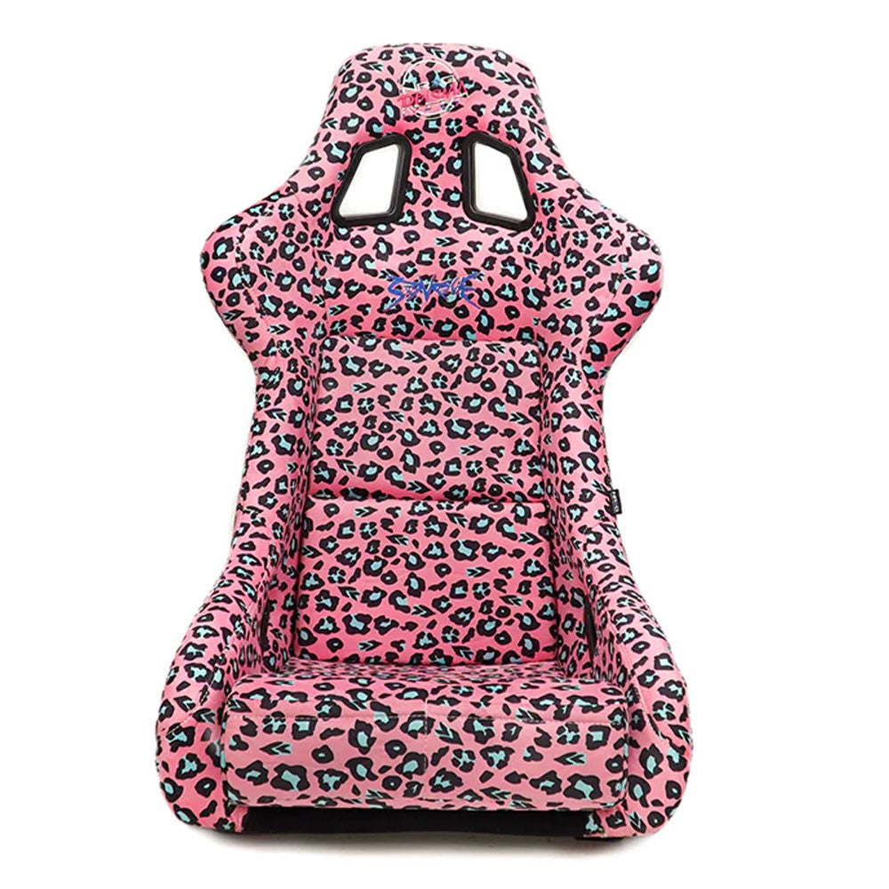 NRG FRP-302-PK-SAVAGE Prisma Fixed Back Bucket  Racing Seat Pink NRG-FRP-302-PK-SAVAGE