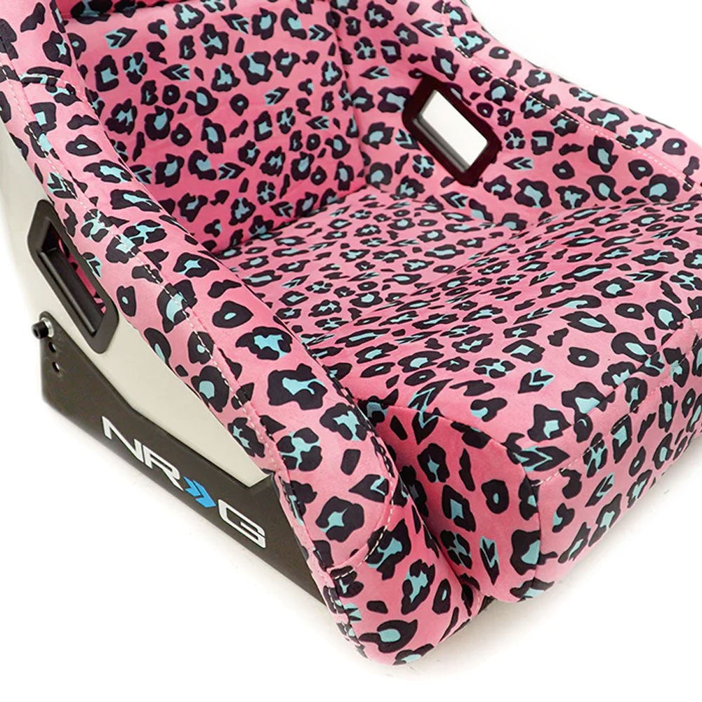 NRG FRP-302-PK-SAVAGE Prisma Fixed Back Bucket  Racing Seat Pink NRG-FRP-302-PK-SAVAGE