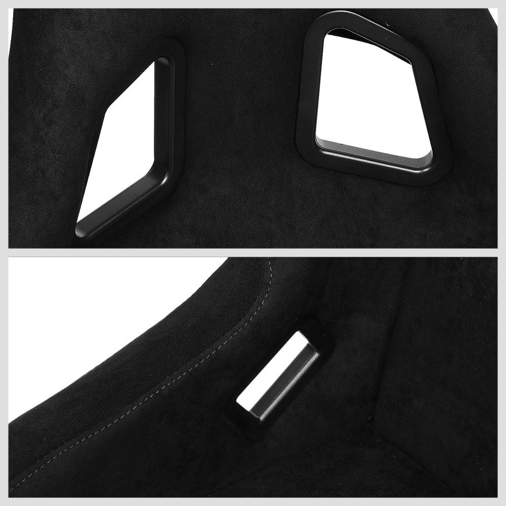 NRG FRP-302BK-ULTRA Prisma Ultra Bucket (Large) Ultra NRG Logo Racing Seat Black