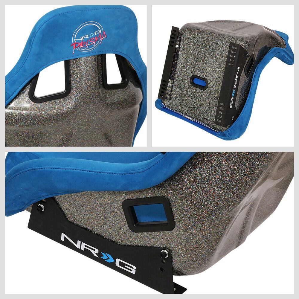 NRG FRP-302BL-ULTRA Prisma Ultra Bucket (Large) Ultra NRG Logo Racing Seat Blue