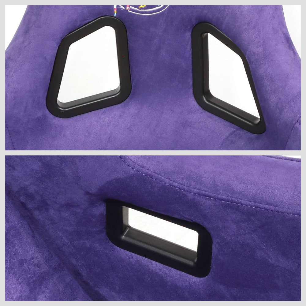 NRG FRP-302PP-PRISMA Bucket (Large) NRG Prisma Logo Racing Seat Purple