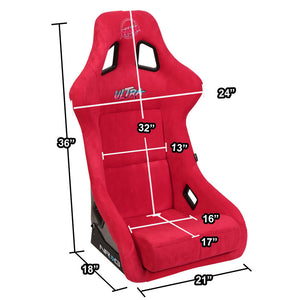 NRG FRP-302RD-ULTRA Prisma Bucket (Large) Special Ultra NRG Racing Seat Red