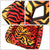 NRG FRP-302TIGRE-SAVAGE Prisma Fixed Back Bucket  Racing Seat Orange NRG-FRP-302-TIGRE-SAVAGE