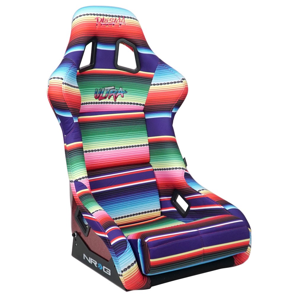 NRG FRP-303-MEXICALI PRISMA Fixed Bucket Racing Seat Mexicali Serape NRG-FRP-303-MEXICALI