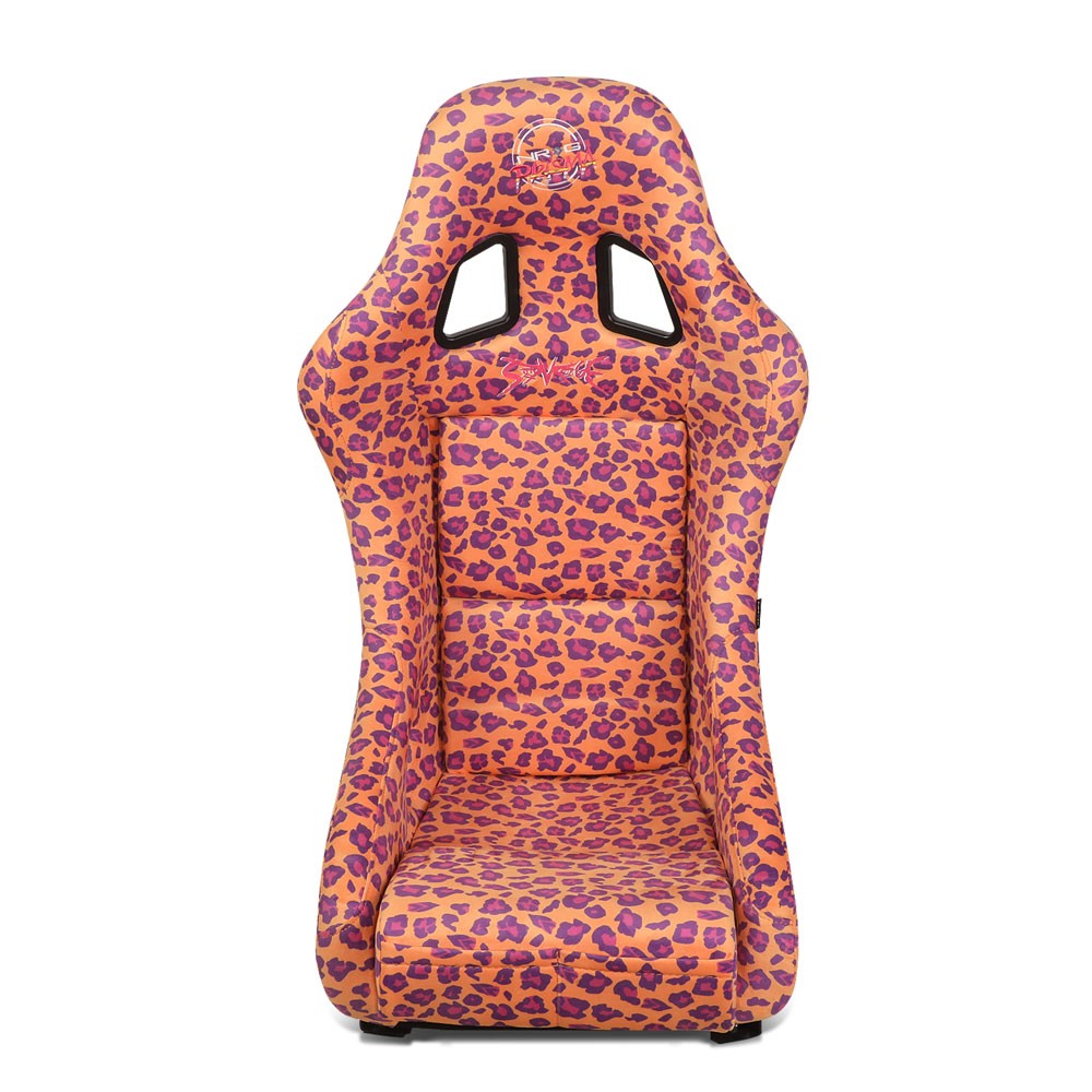NRG FRP-303-OR-SAVAGE PRISMA Fixed Bucket Racing Seat Orange Savage  NRG-FRP-303-OR-SAVAGE