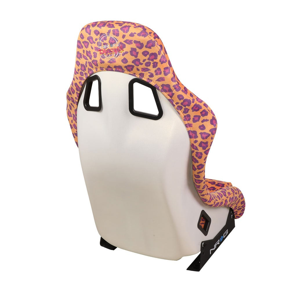 NRG FRP-303-OR-SAVAGE PRISMA Fixed Bucket Racing Seat Orange Savage  NRG-FRP-303-OR-SAVAGE