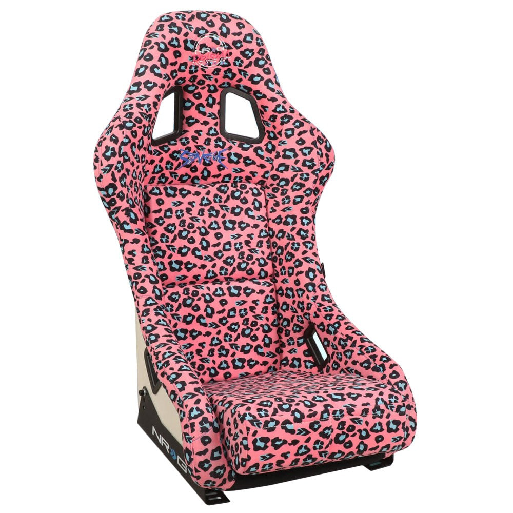 NRG FRP-303-PK-SAVAGE PRISMA Fixed Bucket Racing Seat Pink Savage  NRG-FRP-303-PK-SAVAGE