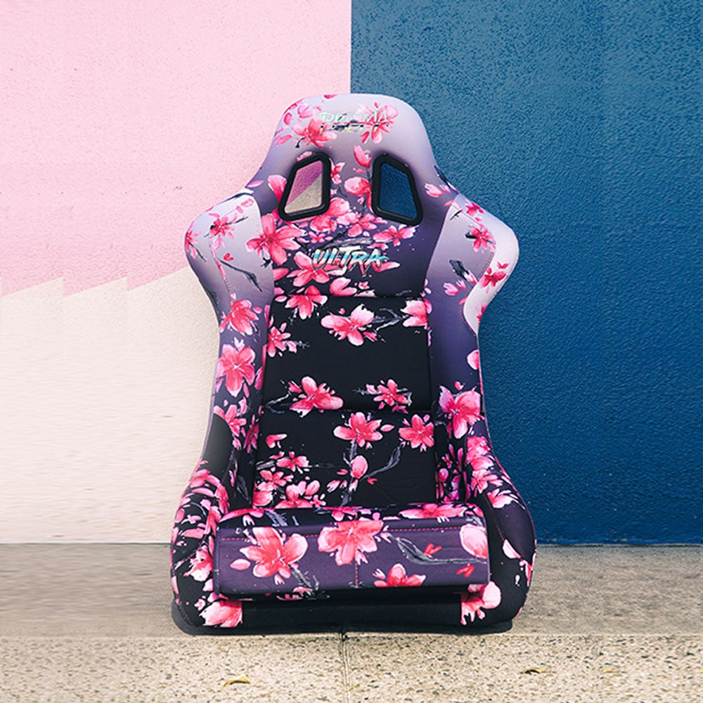 NRG FRP-303-SAKURA PRISMA Fixed Bucket Racing Seat Ombre Sakura NRG-FRP-303-SAKURA