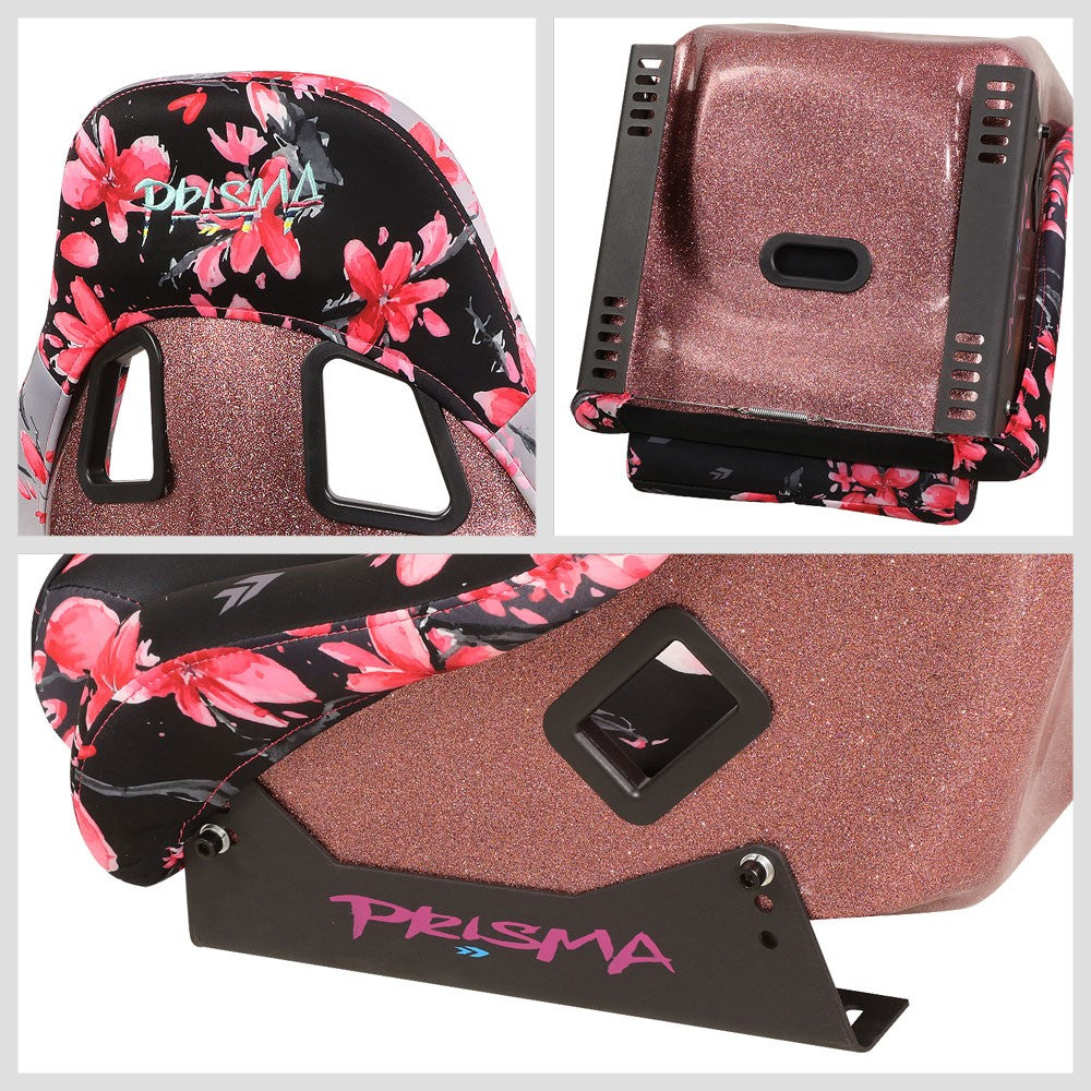 NRG FRP-303-SAKURA PRISMA Fixed Bucket Racing Seat Ombre Sakura NRG-FRP-303-SAKURA