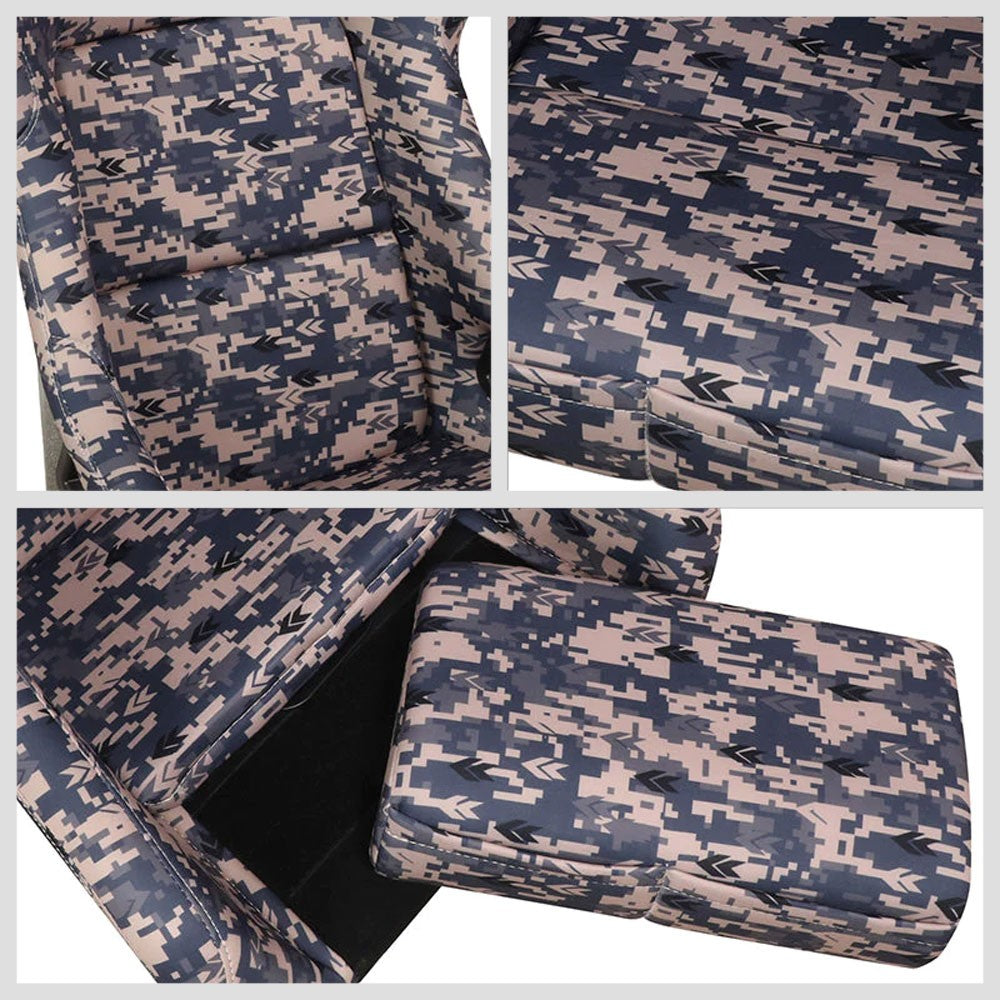 NRG FRP-303-STORM PRISMA Fixed Bucket Racing Seat Grey Digital Camo NRG-FRP-303-STORM