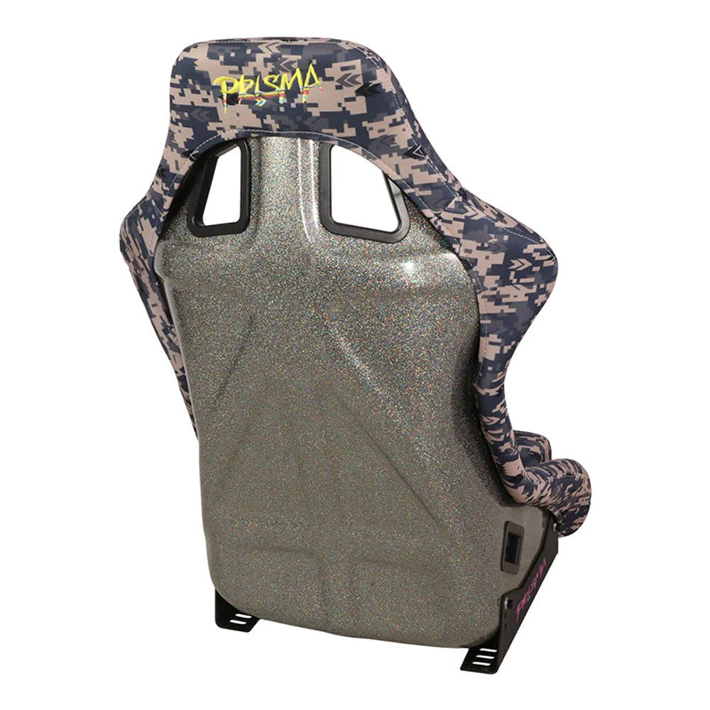 NRG FRP-303-STORM PRISMA Fixed Bucket Racing Seat Grey Digital Camo NRG-FRP-303-STORM