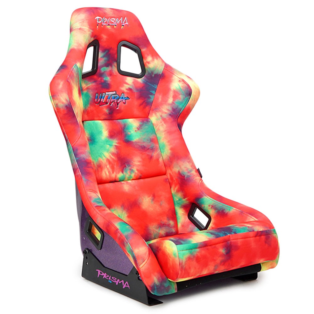 NRG FRP-303-TIEDYE PRISMA Fixed Bucket Racing Seat Tie Dye Print NRG-FRP-303-TIEDYE