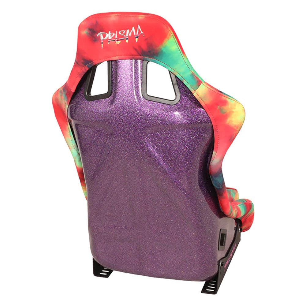 NRG FRP-303-TIEDYE PRISMA Fixed Bucket Racing Seat Tie Dye Print NRG-FRP-303-TIEDYE