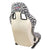 NRG FRP-303-WT-SAVAGE PRISMA Fixed Bucket Racing Seat White Savage  NRG-FRP-303-WT-SAVAGE