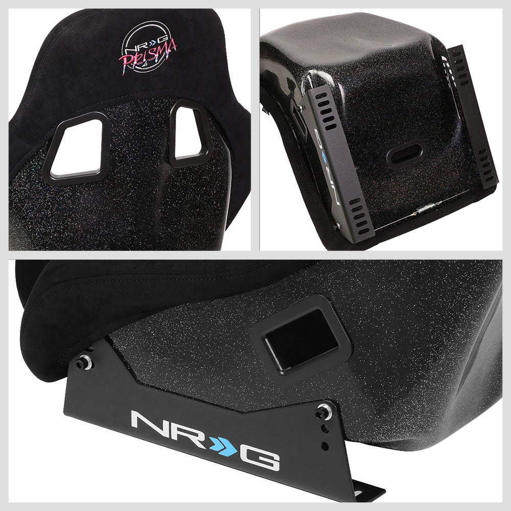 NRG FRP-303BK-PRISMA Bucket (Medium) NRG Prisma Logo Racing Seat Black